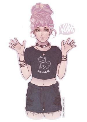 grunge dolls tumblr drawings