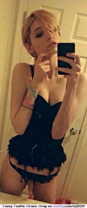 sissy trap teenager fellow selfie