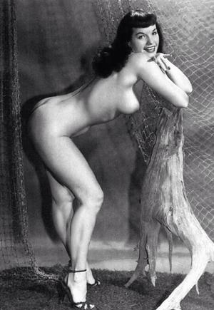 vintage bettie page naked