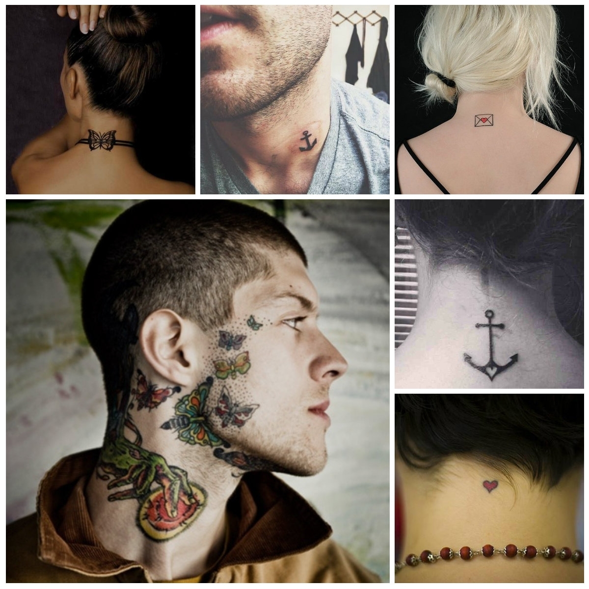 Neck Tattoo Designs For Men