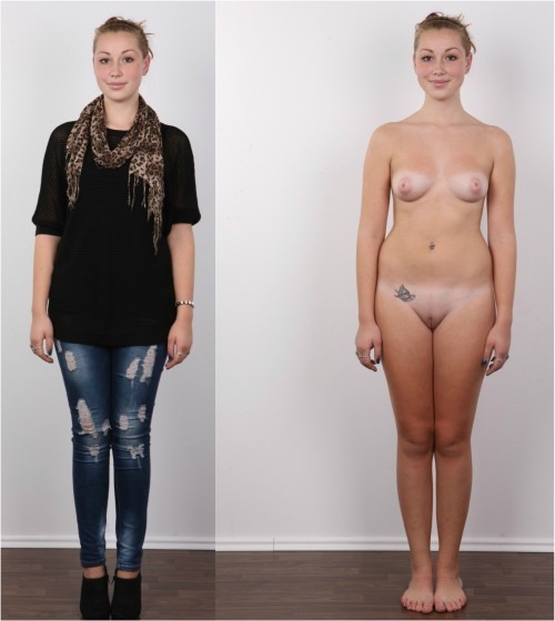 Clothes On And Off Nude Women