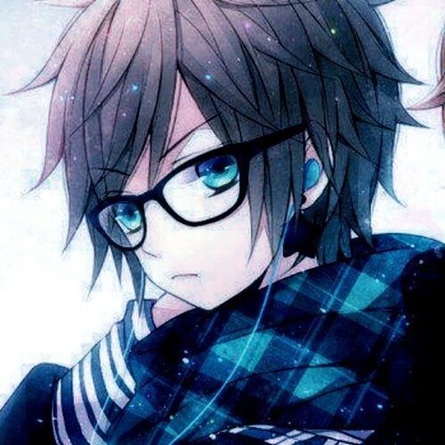 Cute Anime Boy Glasses