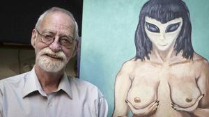david huggins alien paintings