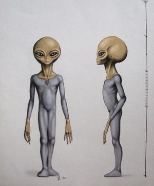 roswell grey alien