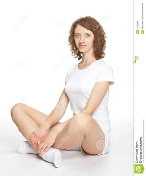 girl sitting on floor
