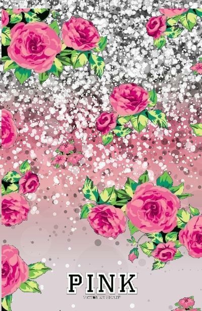Victoria Secret Love Pink Glitter Wallpaper