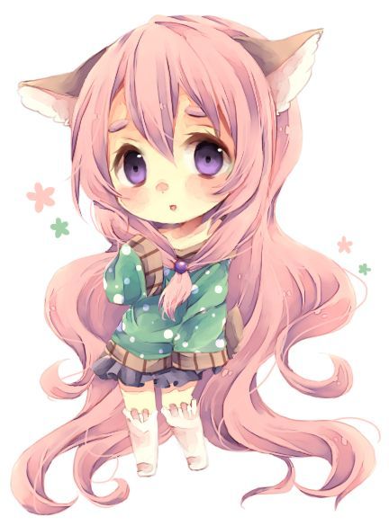 Anime Chibi Fox Girl