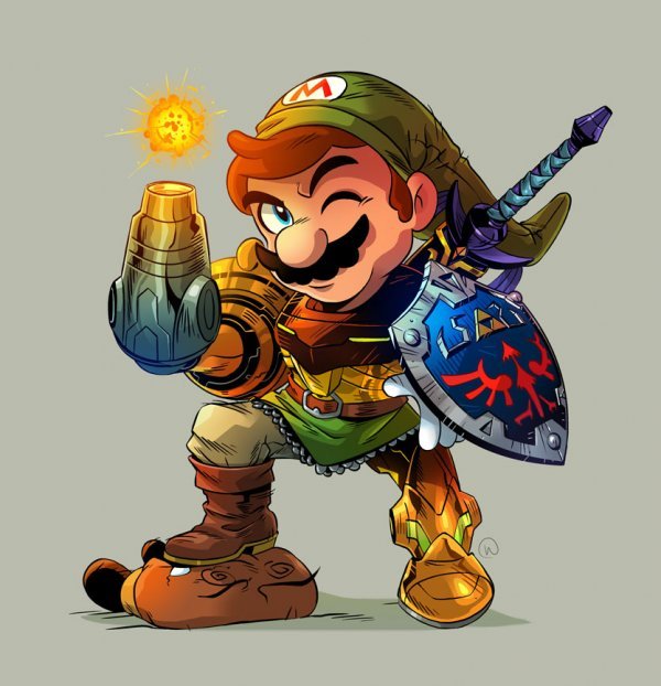 Nintendo Mario Link Samus