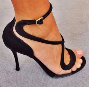 heel high sandal strappy hot boots