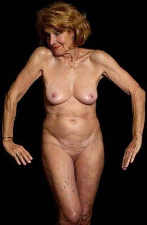 beautiful 70 year aged lady undressed