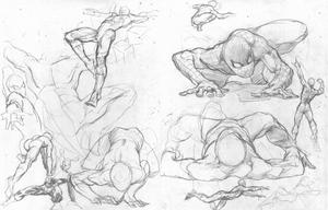 dynamic positions for comic artists
