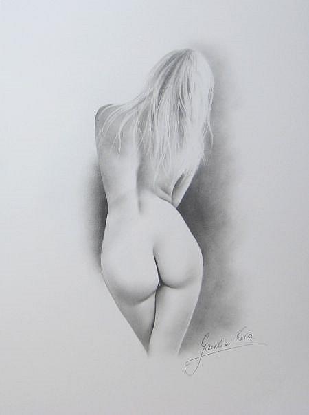 Nude Female Pencil Drawings