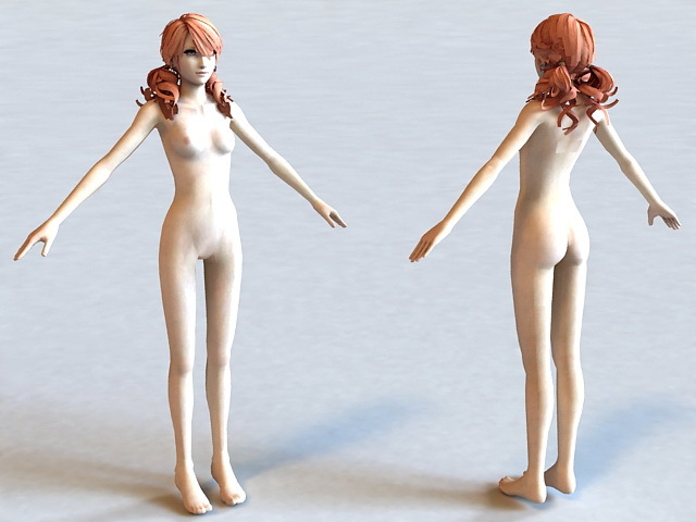 Final Fantasy 13 Vanille Nude Model
