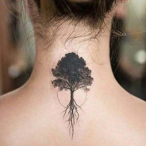 tree tattoo on back