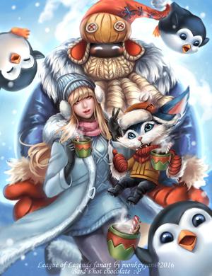 league of legends snow day bard