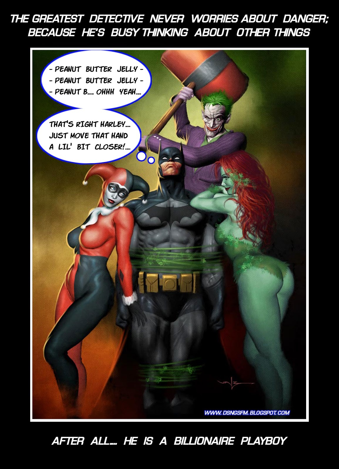 Sexy Harley Quinn Joker Poison Ivy
