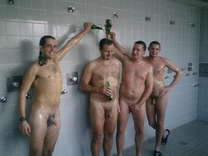nude crew locker apartment showers