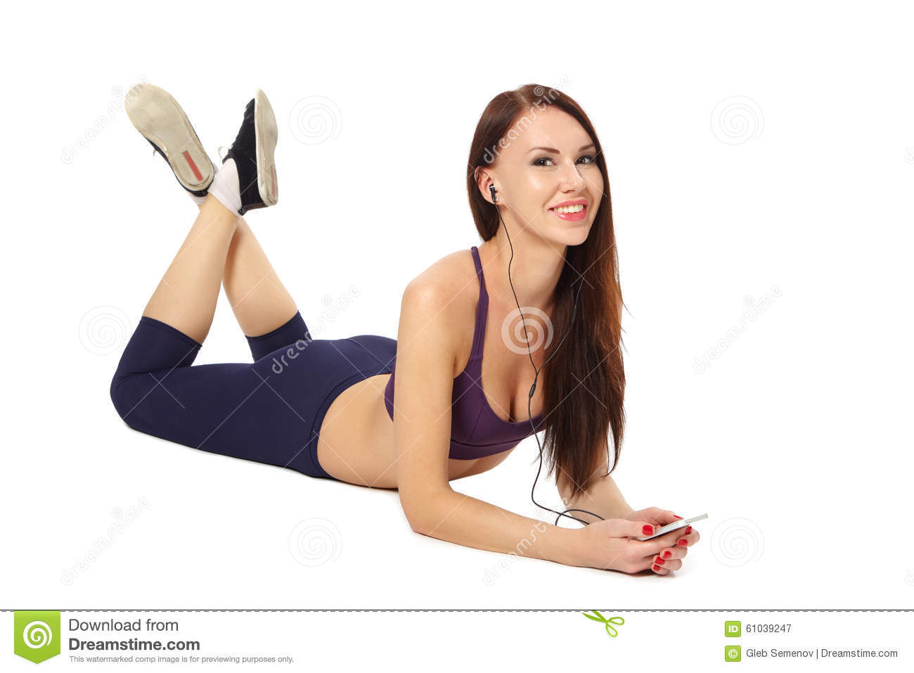 Girl Lying On Floor
