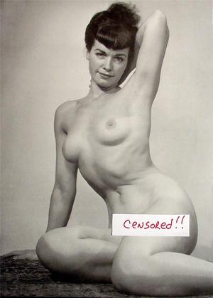 bettie page bare-breasted