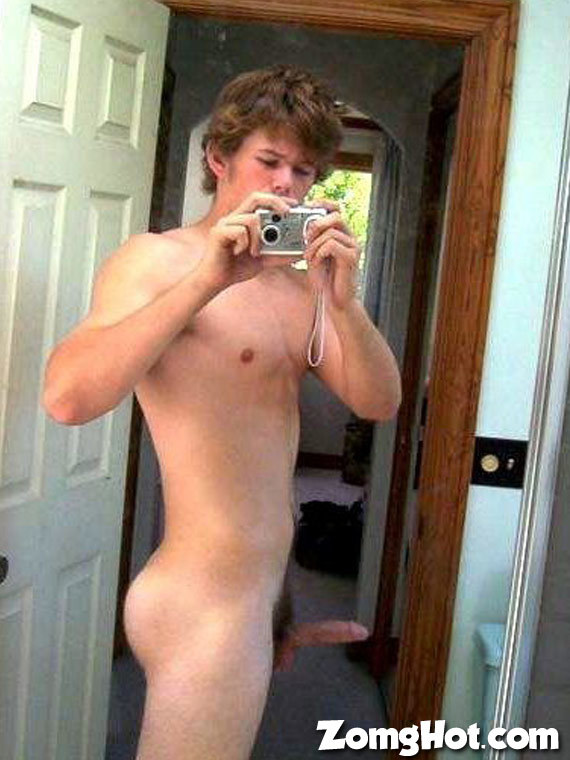 Young Teen Boy Selfie Boner