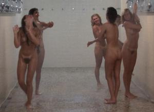 nude gals locker room bathroom