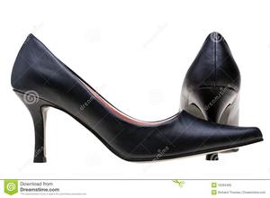 dark high heels shoes for women