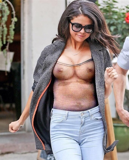 Selena Gomez See Through Tits