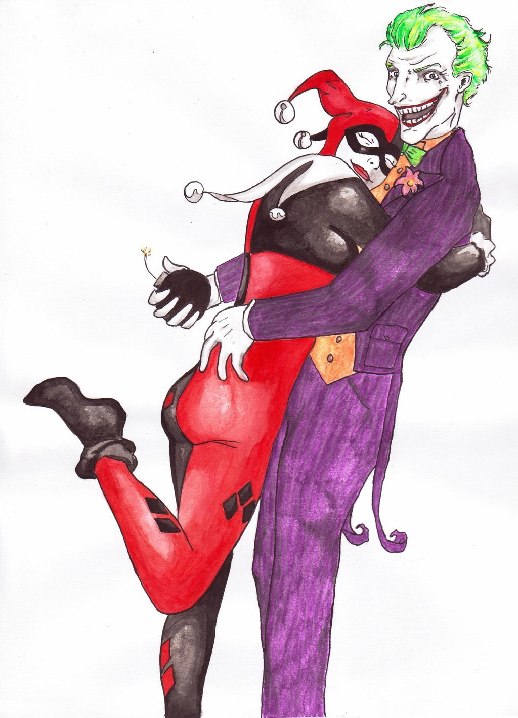 Joker And Harley Quinn Cartoon