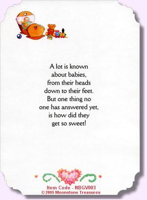 quotes for new baby hotty cards