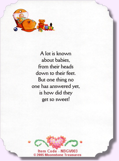 Quotes For New Baby Girl Cards