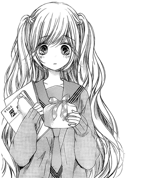 Cute Anime Manga Girl Drawing